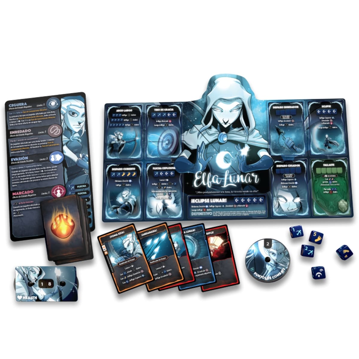 Dice Throne: Bárbaro vs Elfa Lunar