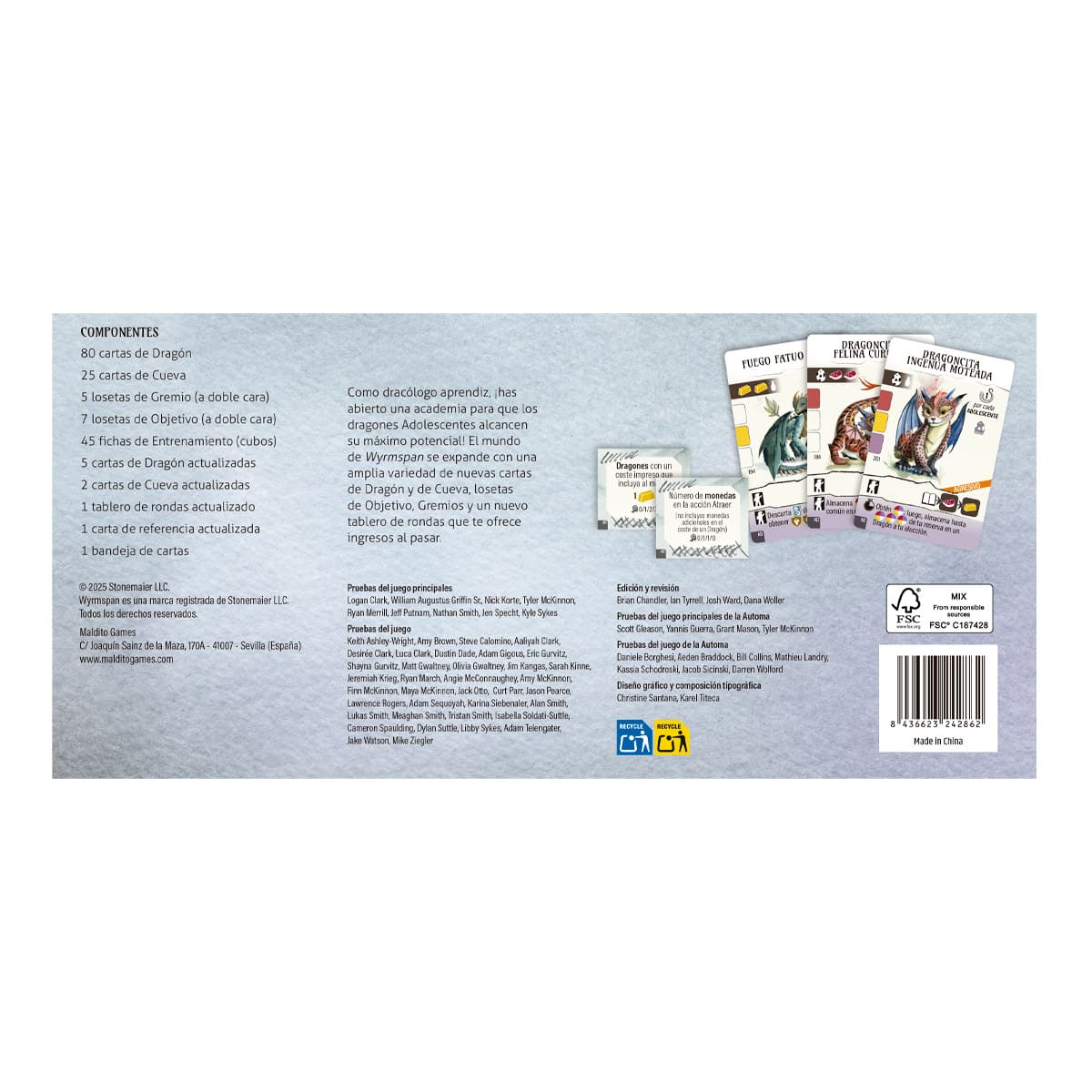 Wyrmspan: Academia de dragones