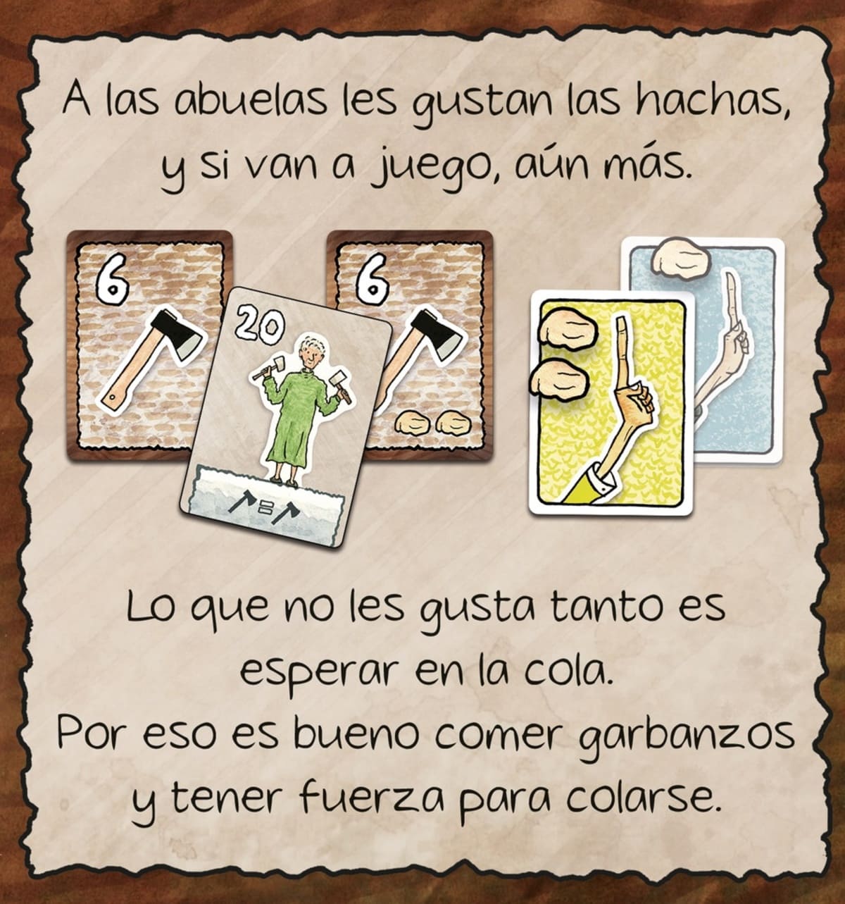 Abuelas con hachas - Juegos de mesa - Adani Store