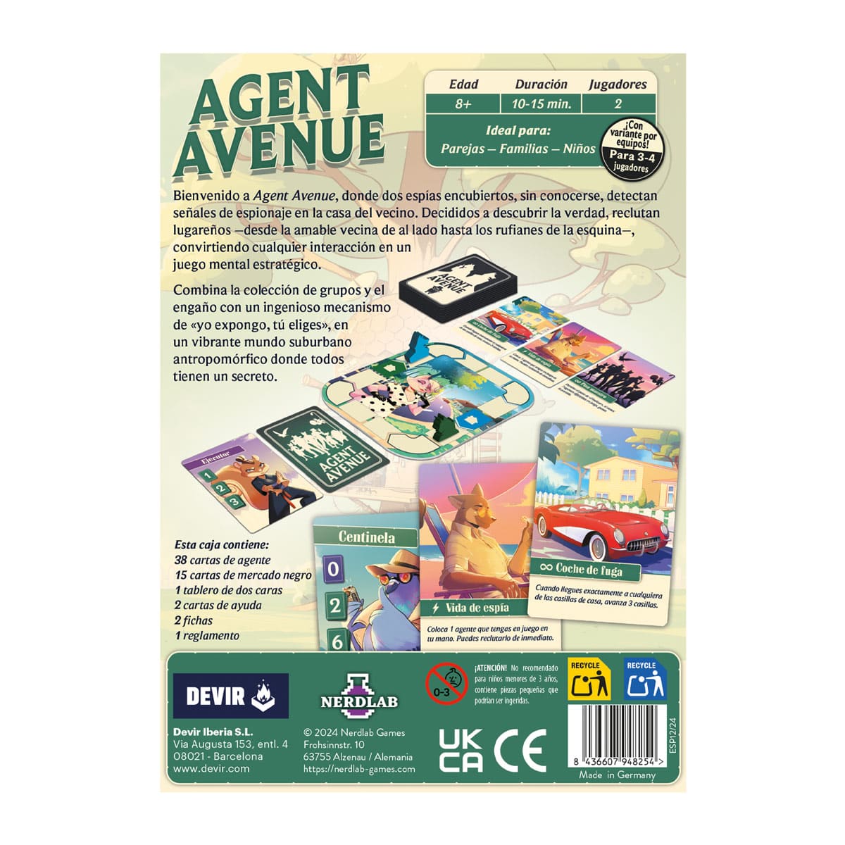 Agent Avenue - Juegos de mesa - Adani Store