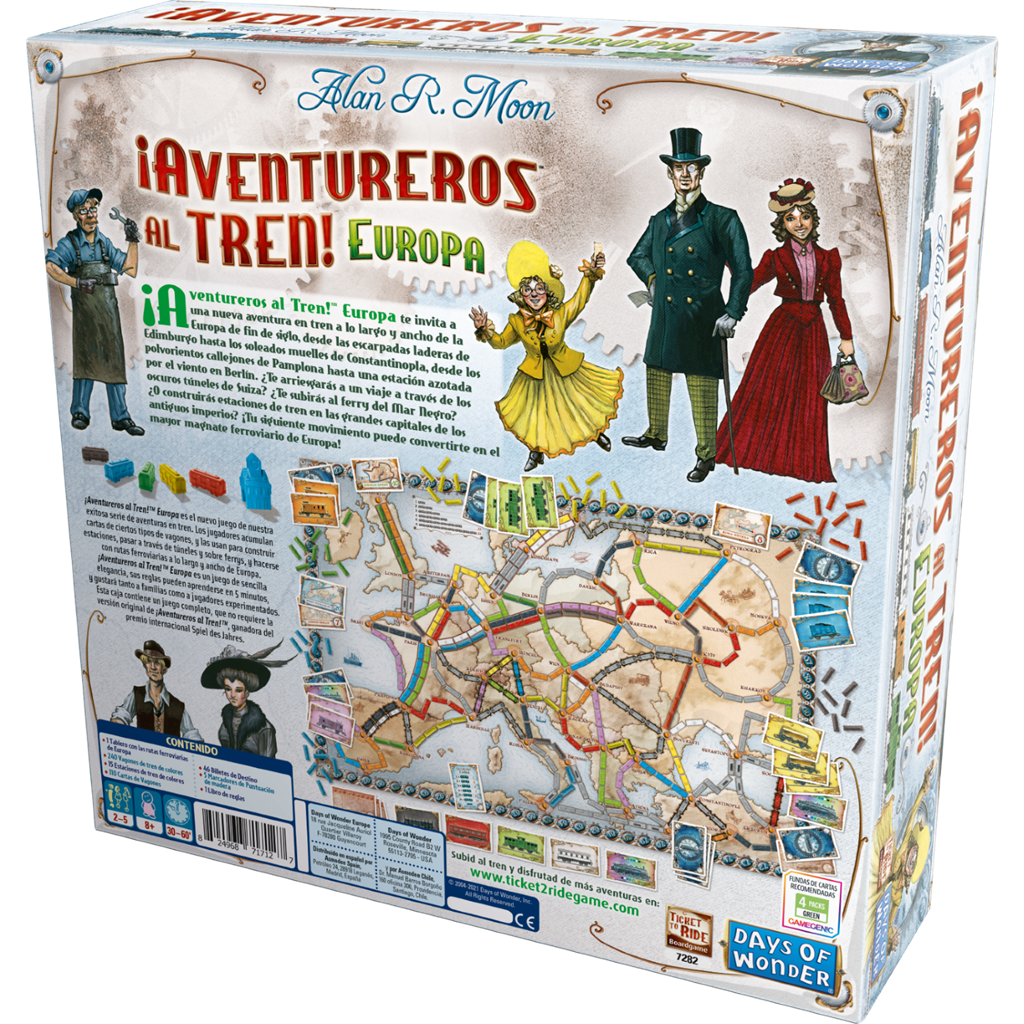 ¡Aventureros al Tren! Europa - Juegos de mesa - Adani Store