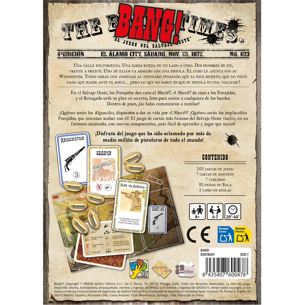 Bang! - Juegos de mesa - Adani Store