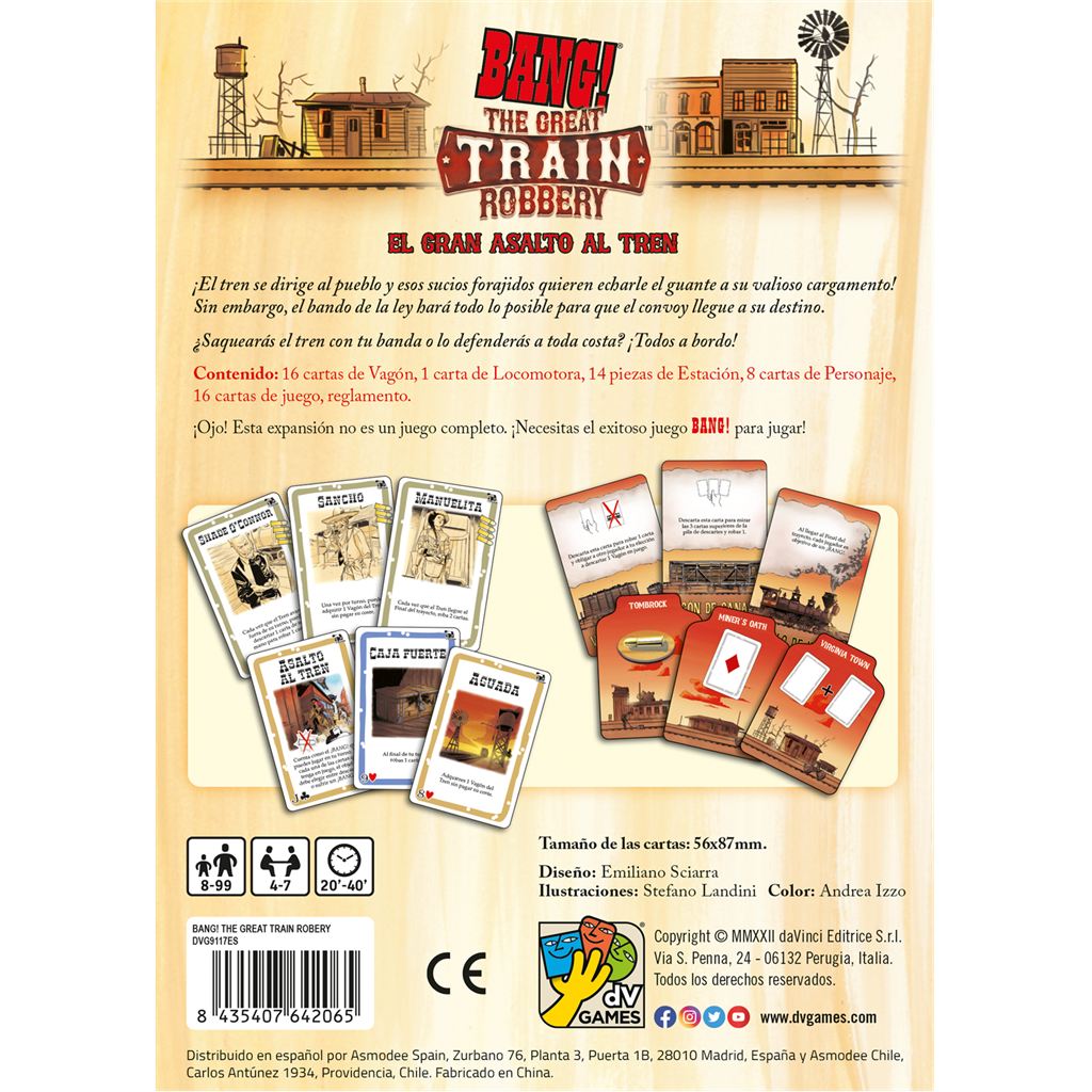 Bang! El gran asalto al tren - Juegos de mesa - Adani Store