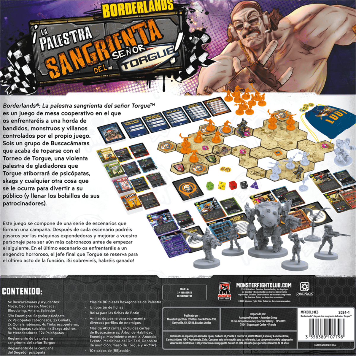 Borderlands: La Palestra Sangrienta del Sr. Torgue - Juegos de mesa - Adani Store