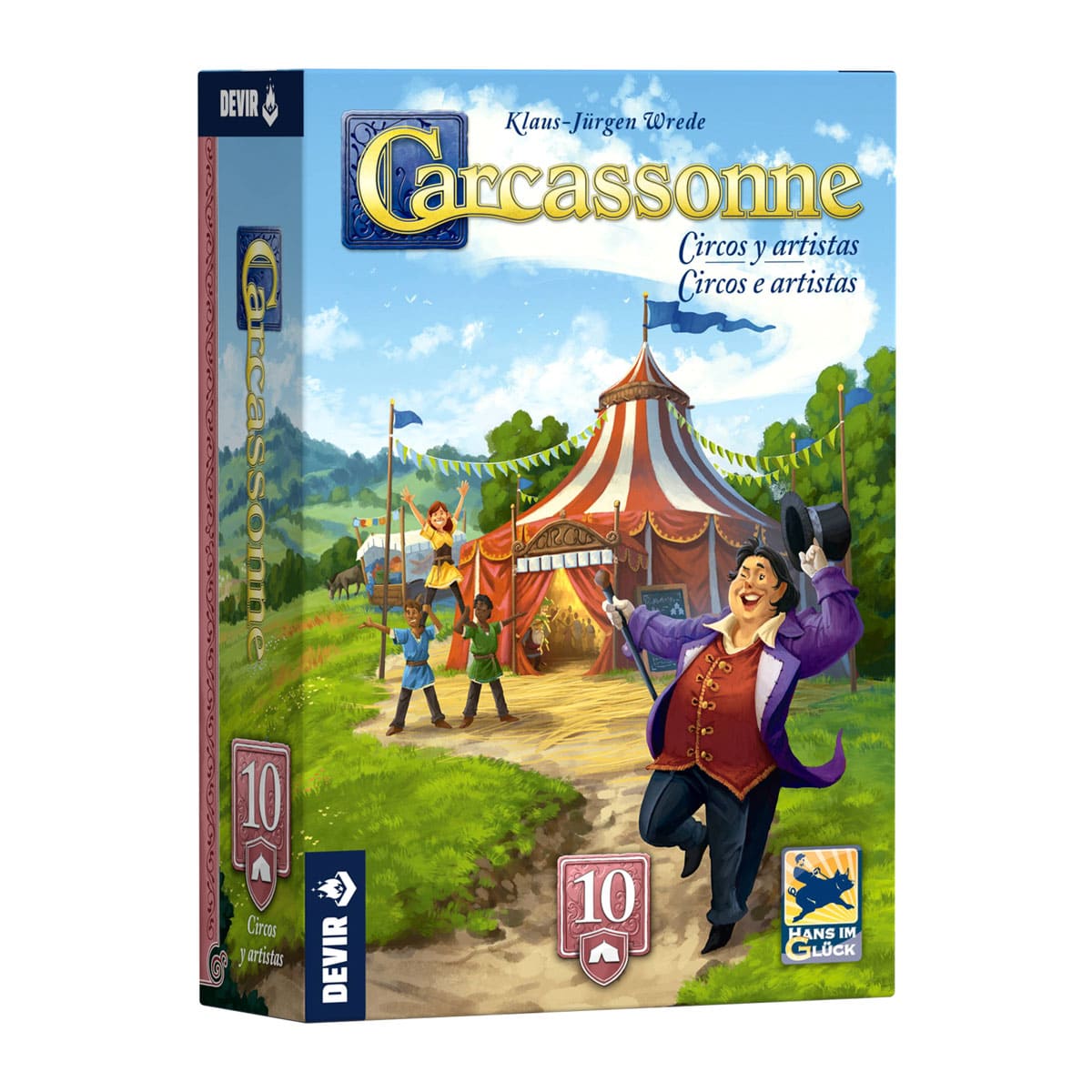 Carcassonne: Circos y Artistas - Juegos de mesa - Adani Store