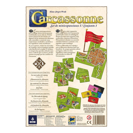 Carcassonne Expansiones Reunidas - Juegos de mesa - Adani Store