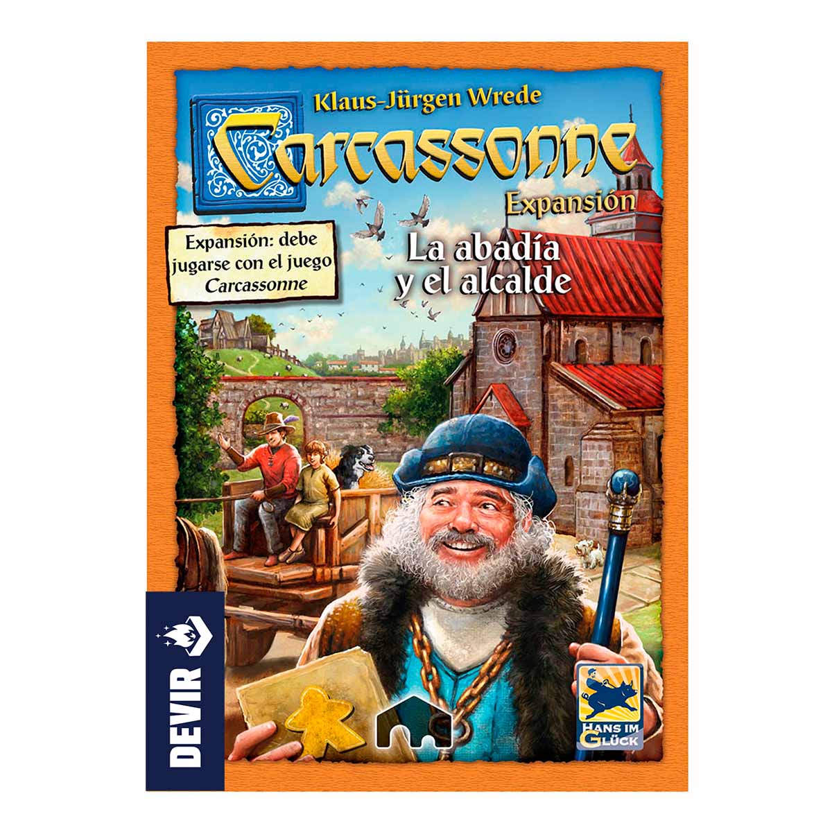 Carcassonne La abadía y el alcalde - Juegos de mesa - Adani Store