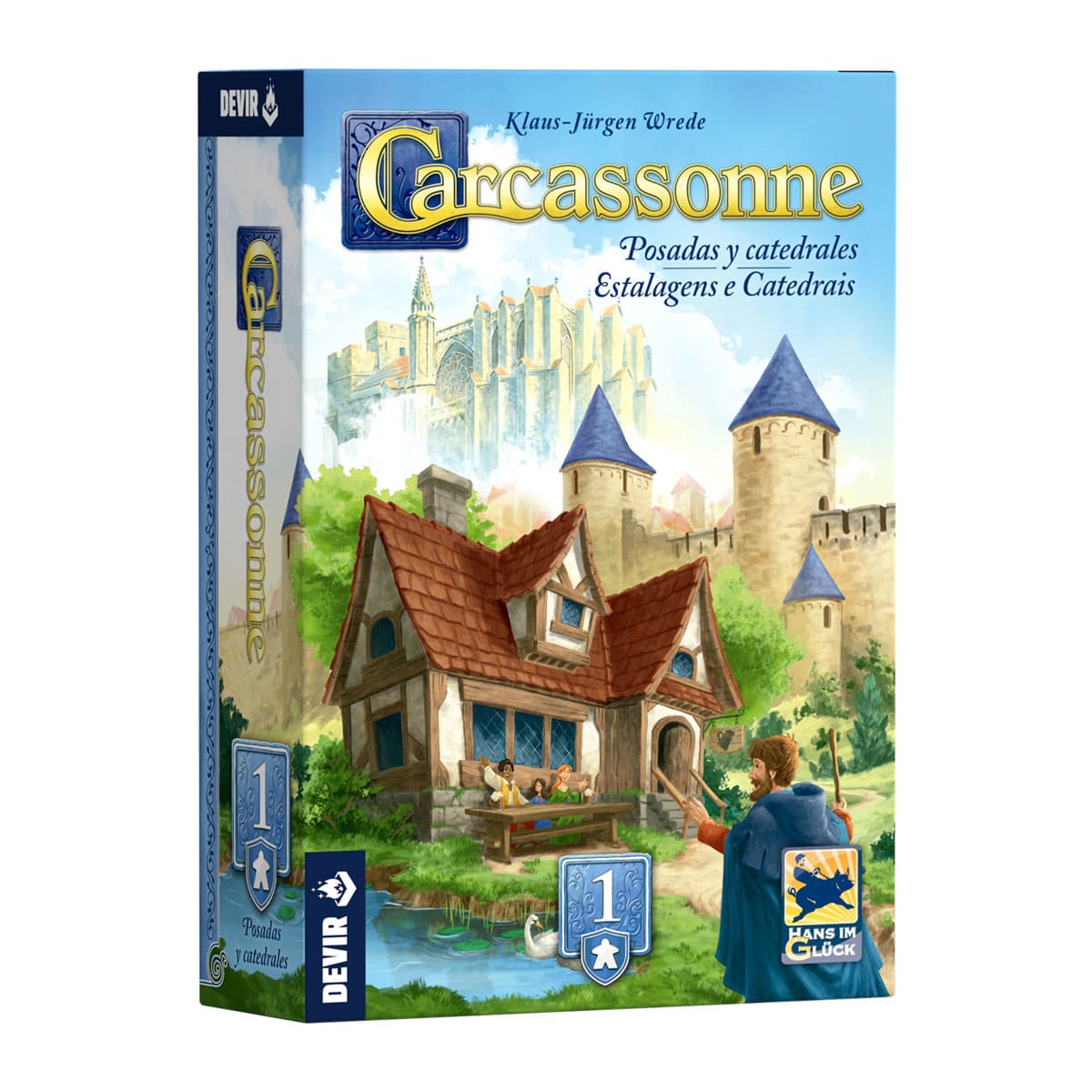Carcassonne: Posadas y Catedrales - Juegos de mesa - Adani Store