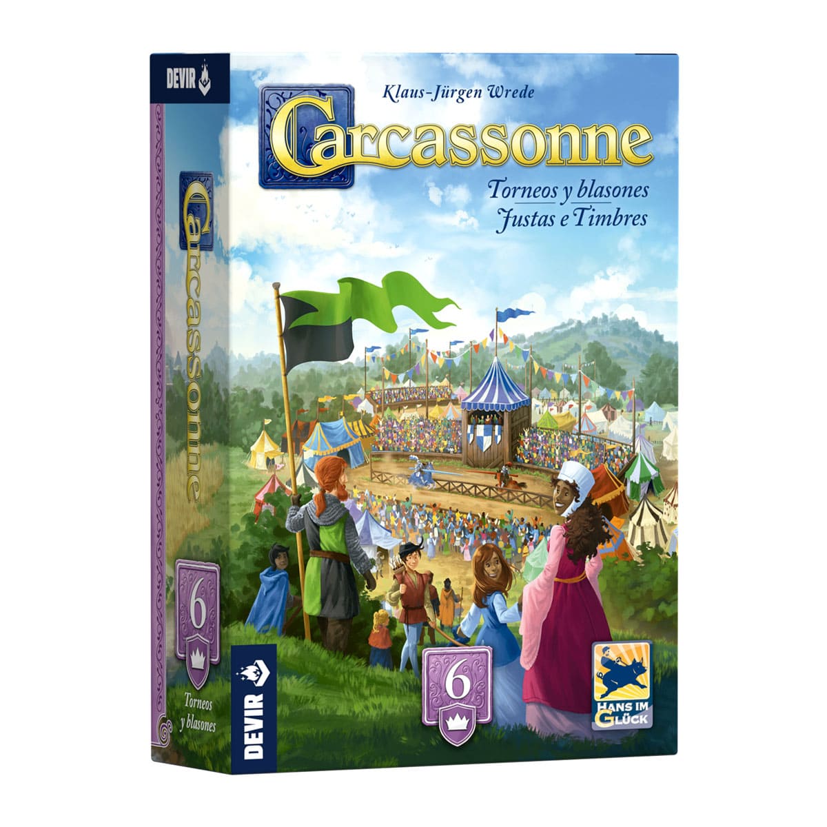 Carcassonne: Torneos y Blasones - Juegos de mesa - Adani Store