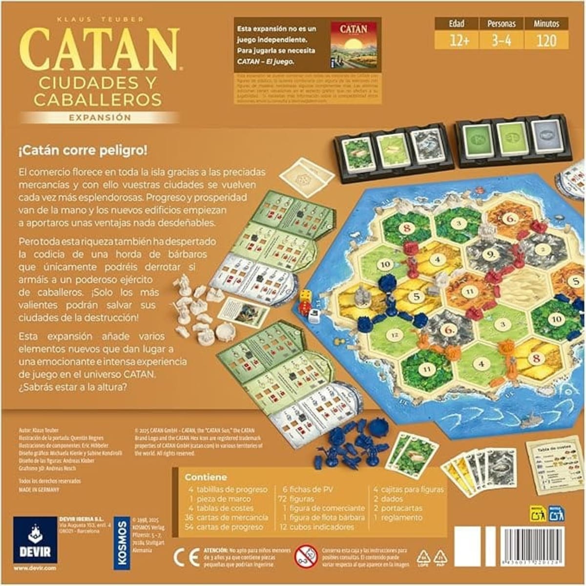 Catan: Ciudades y Caballeros - Juegos de mesa - Adani Store