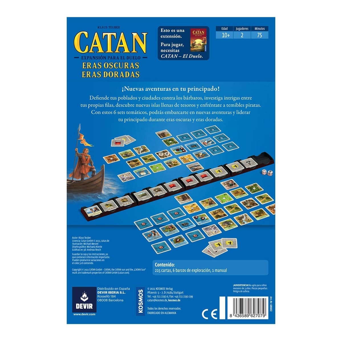 Catan El Duelo: Eras Oscuras, Eras Doradas - Juegos de mesa - Adani Store