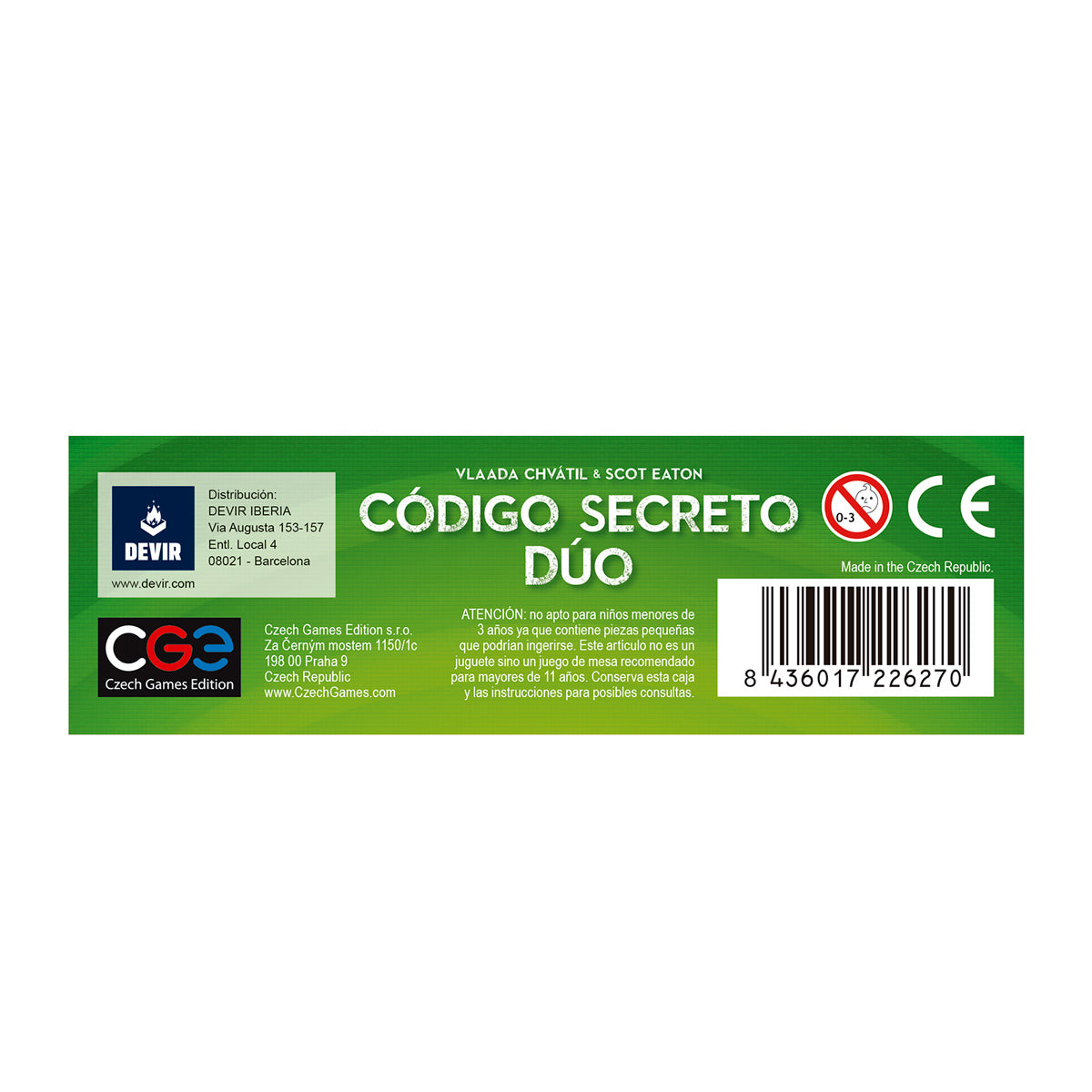 Código Secreto Dúo - Juegos de mesa - Adani Store
