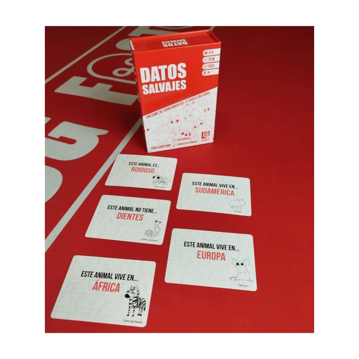 Datos Salvajes - Juegos de Mesa - Adani Store