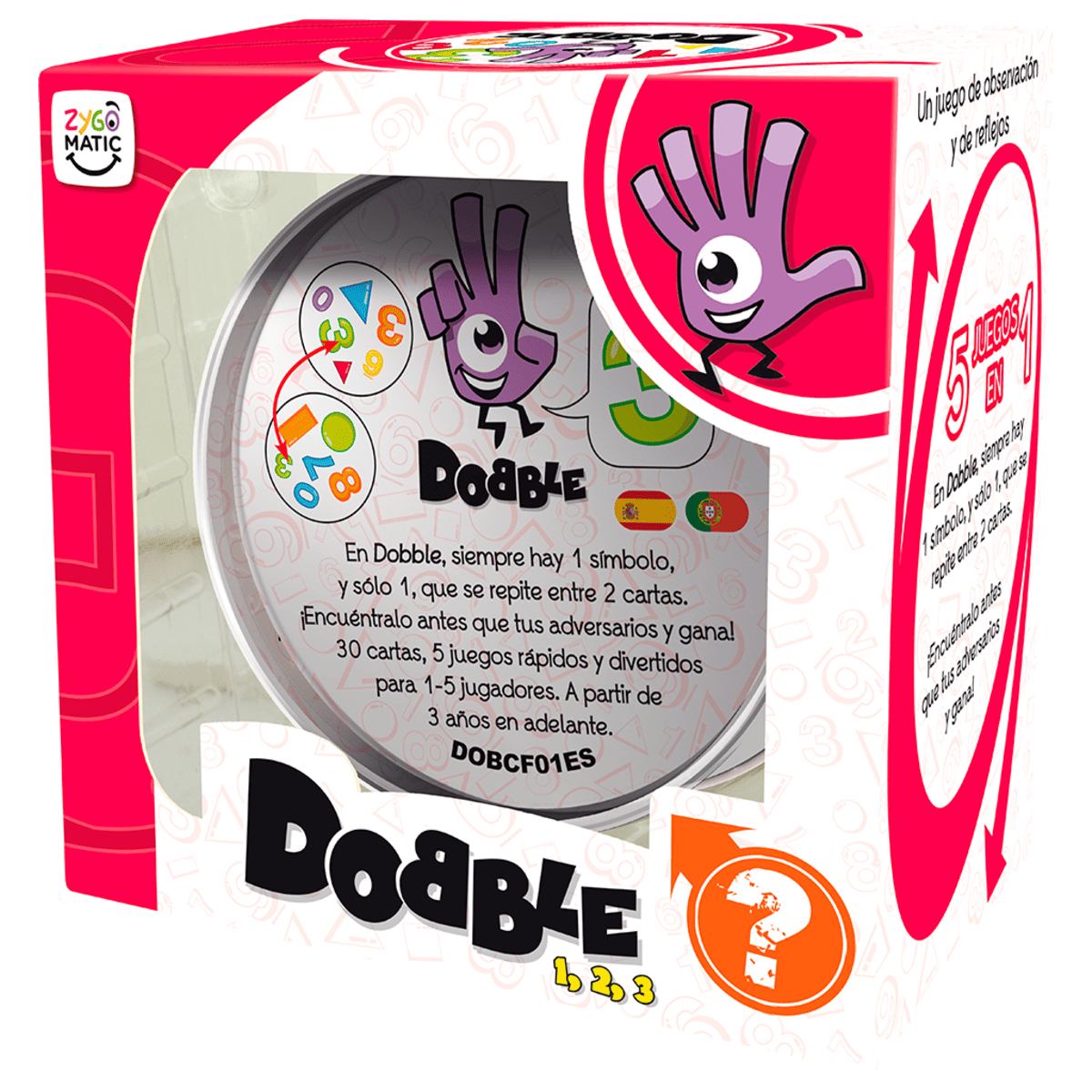Dobble Formas y Números - Juegos de mesa - Adani Store