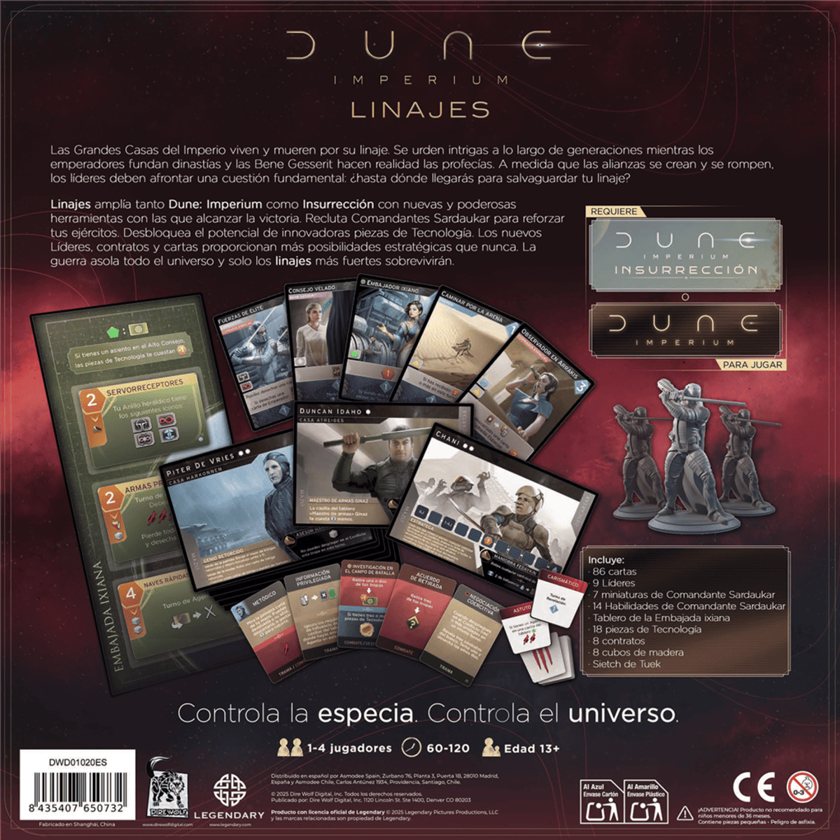 Dune Imperium: Linajes - Juegos de mesa - Adani Store