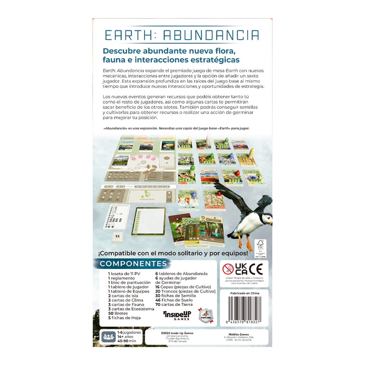 Earth: Abundancia - Juegos de mesa - Adani Store