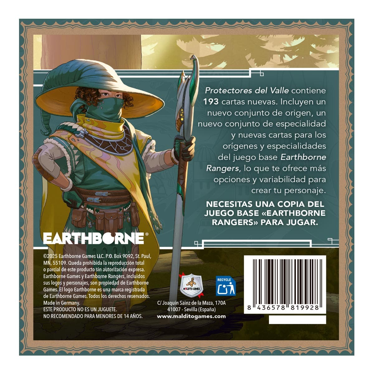 Earthborne Rangers: Protectores del valle - Juegos de mesa - Adani Store