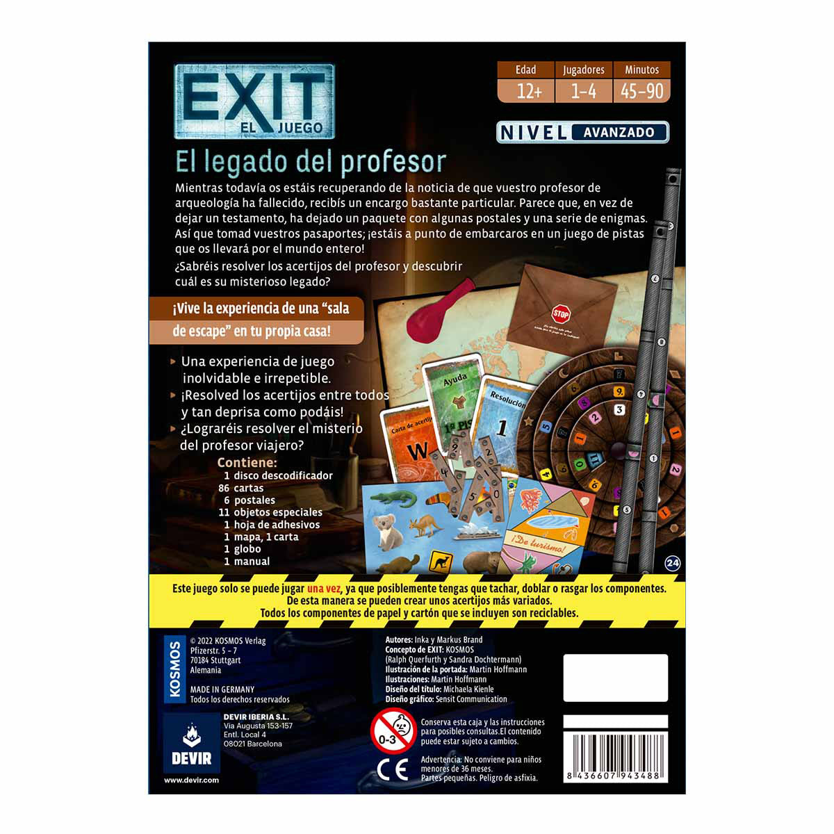 Exit: El legado del profesor - Juegos de mesa - Adani Store