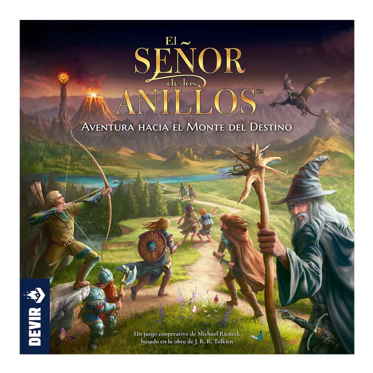 El Señor de los Anillos: Aventura hacia el Monte del Destino - Juegos de mesa - Adani Store