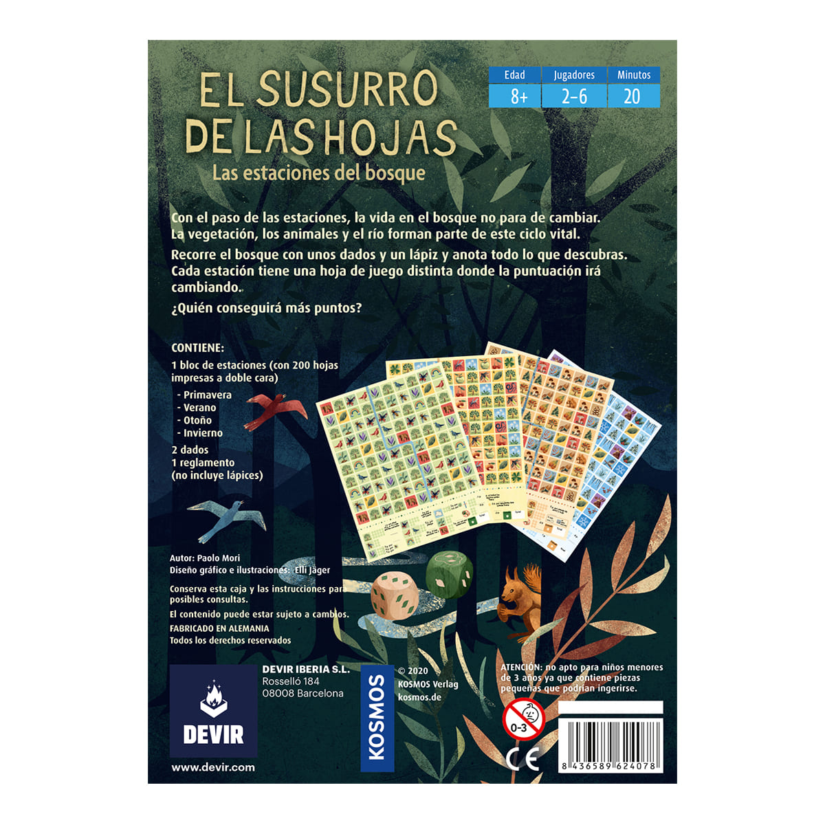 El susurro de las hojas - Juegos de mesa - Adani Store