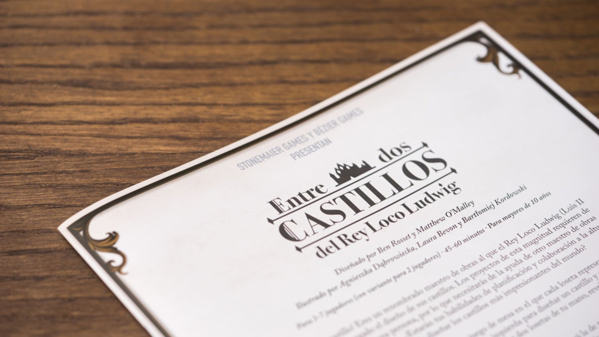 Entre dos Castillos del Rey Loco Ludwig - Juegos de mesa - Adani Store