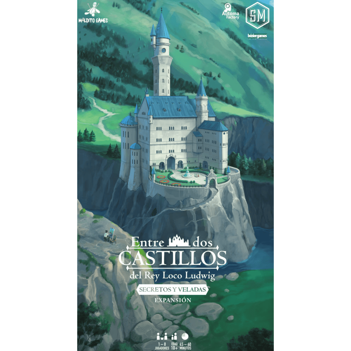 Entre dos castillos del Rey Loco Ludwig: Secretos y Veladas - Juegos de mesa - Adani Store