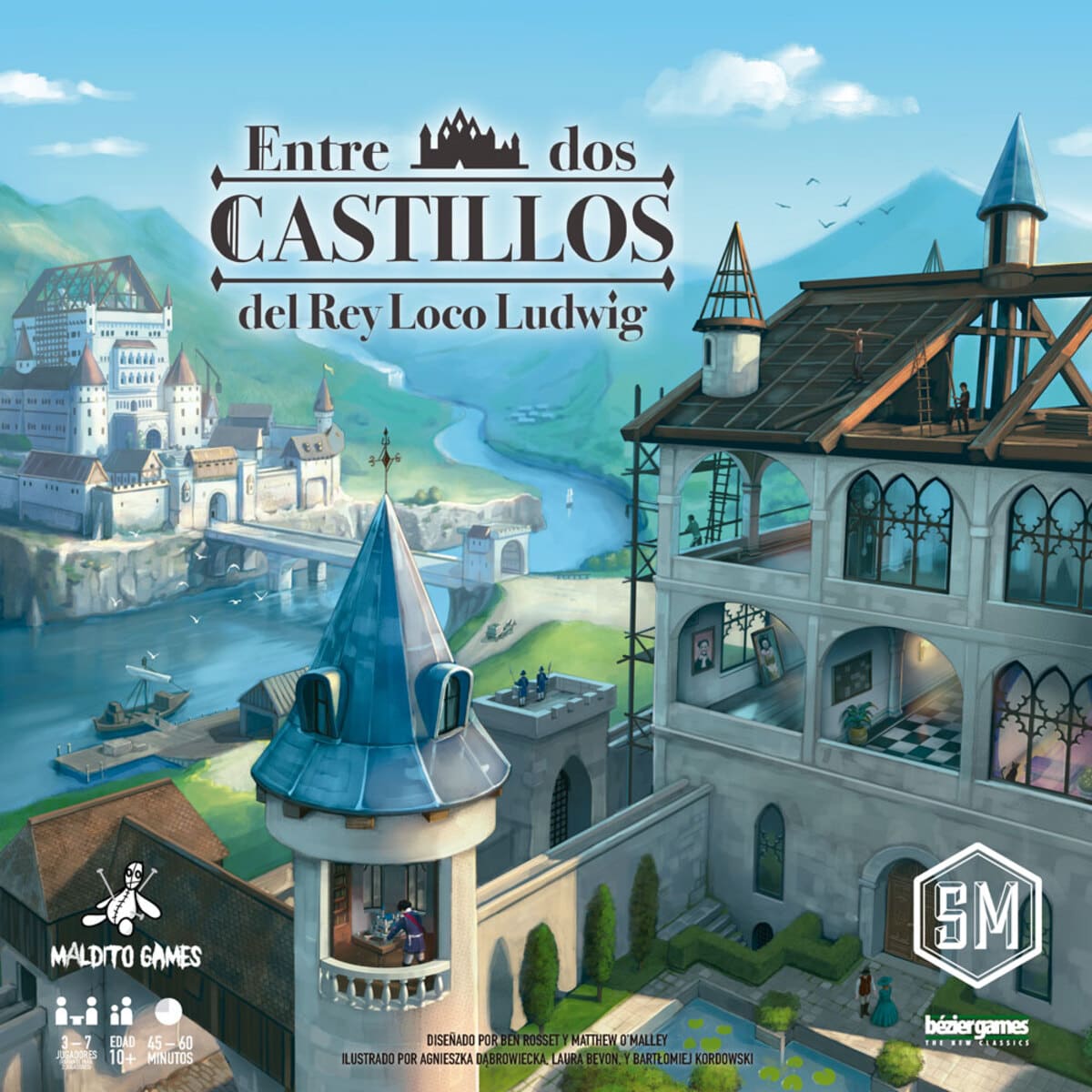 Entre dos Castillos del Rey Loco Ludwig - Juegos de mesa - Adani Store