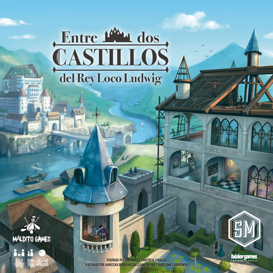 Entre dos Castillos del Rey Loco Ludwig - Juegos de mesa - Adani Store