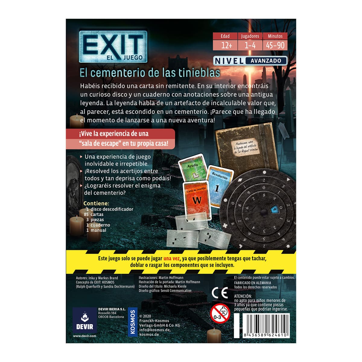 Exit: El cementerio de las tinieblas - Juegos de mesa - Adani Store