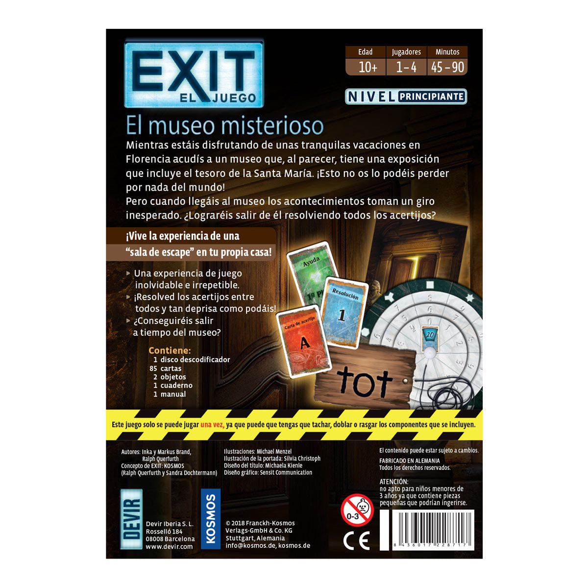 Exit: El museo misterioso - Juegos de mesa - Adani Store