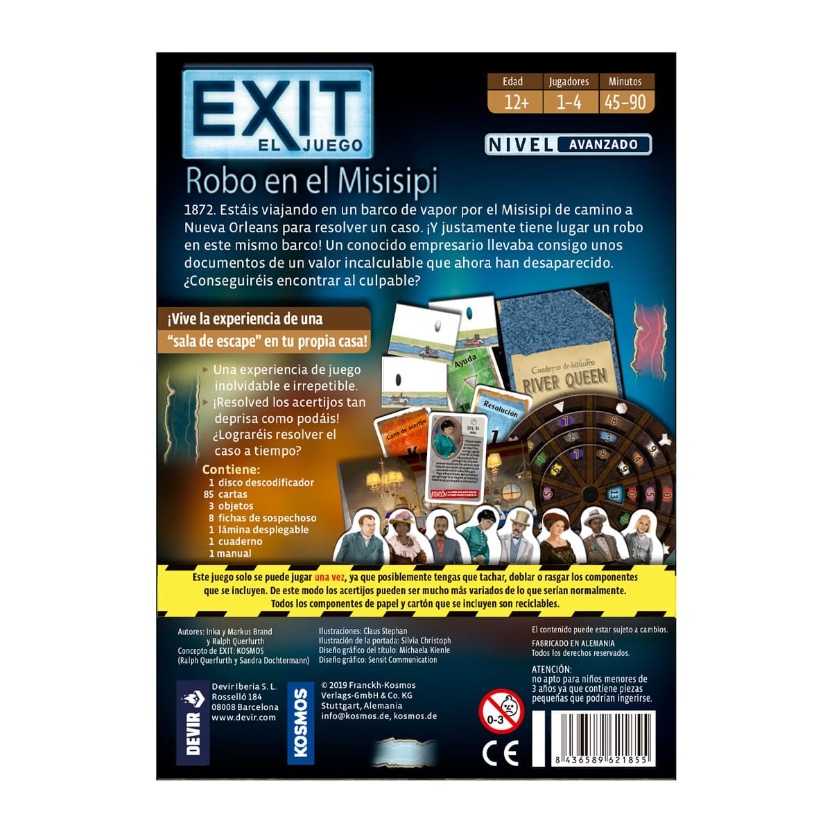 Exit: Robo en el Misisipi - Juegos de mesa - Adani Store