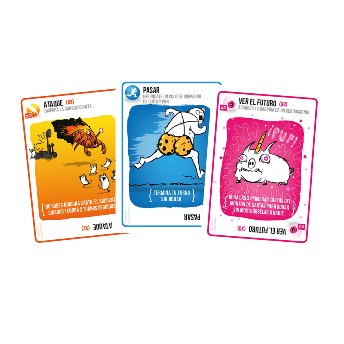 Exploding Kittens Edición 2 Jugadores - Juegos de mesa - Adani Store