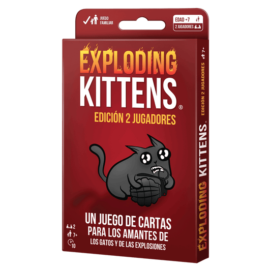 Exploding Kittens Edición 2 Jugadores - Juegos de mesa - Adani Store