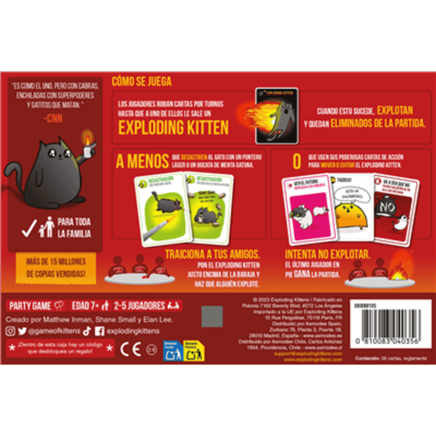 Exploding Kittens - Juegos de mesa - Adani Store