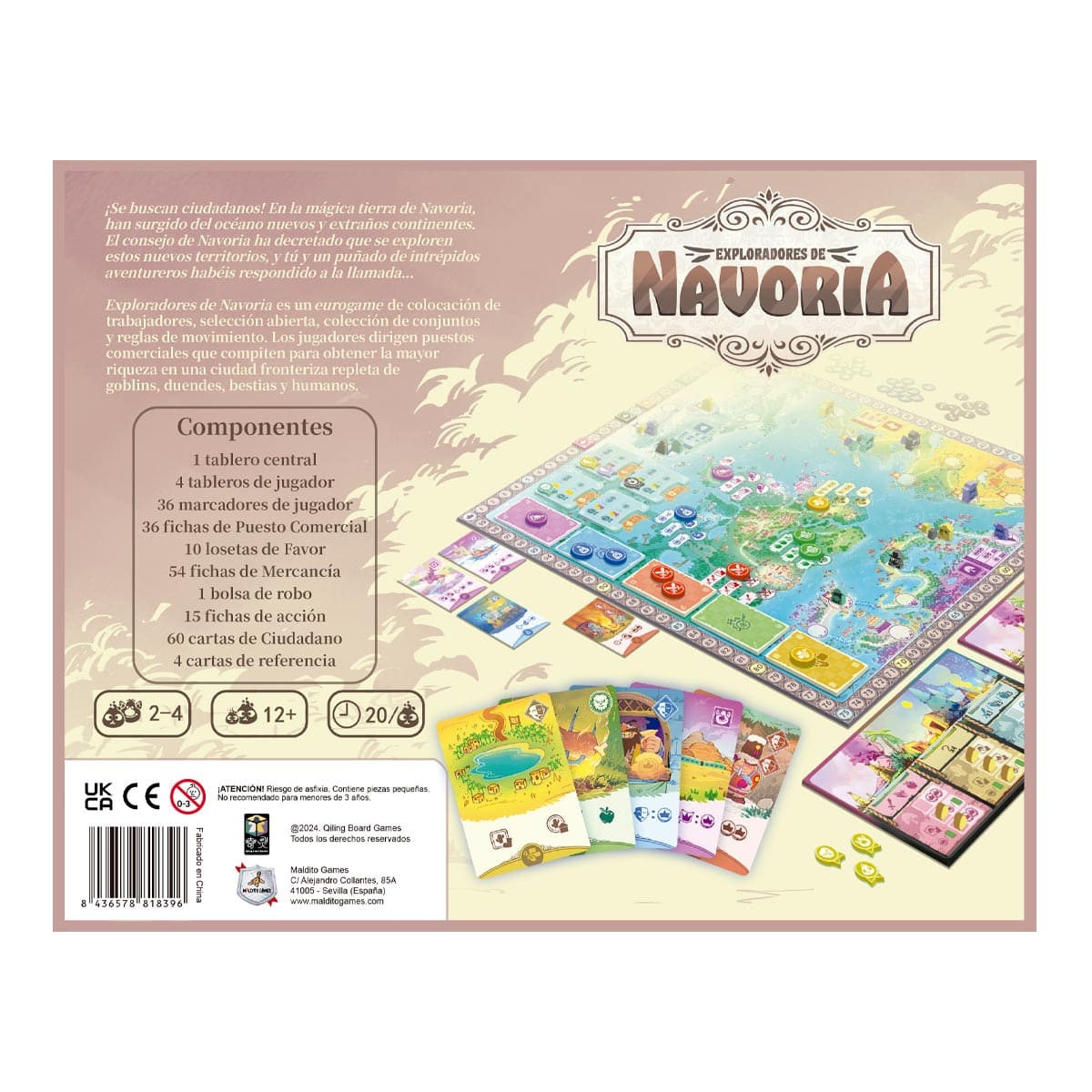 Exploradores de Navoria - Juegos de mesa - Adani Store