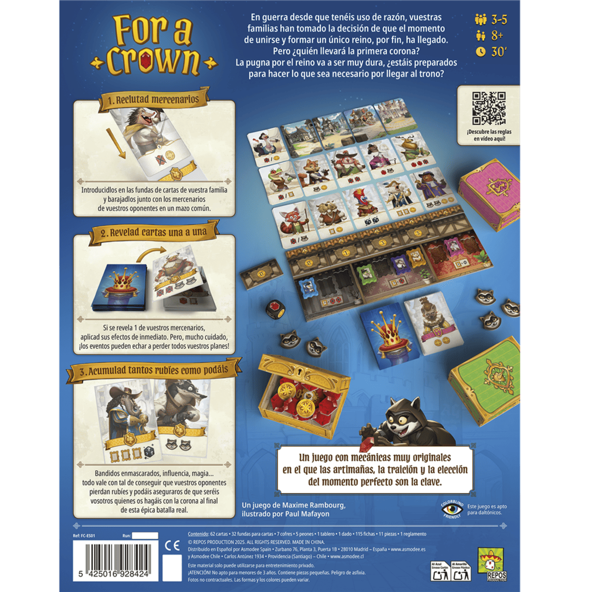 For a Crown - Juegos de mesa - Adani Store