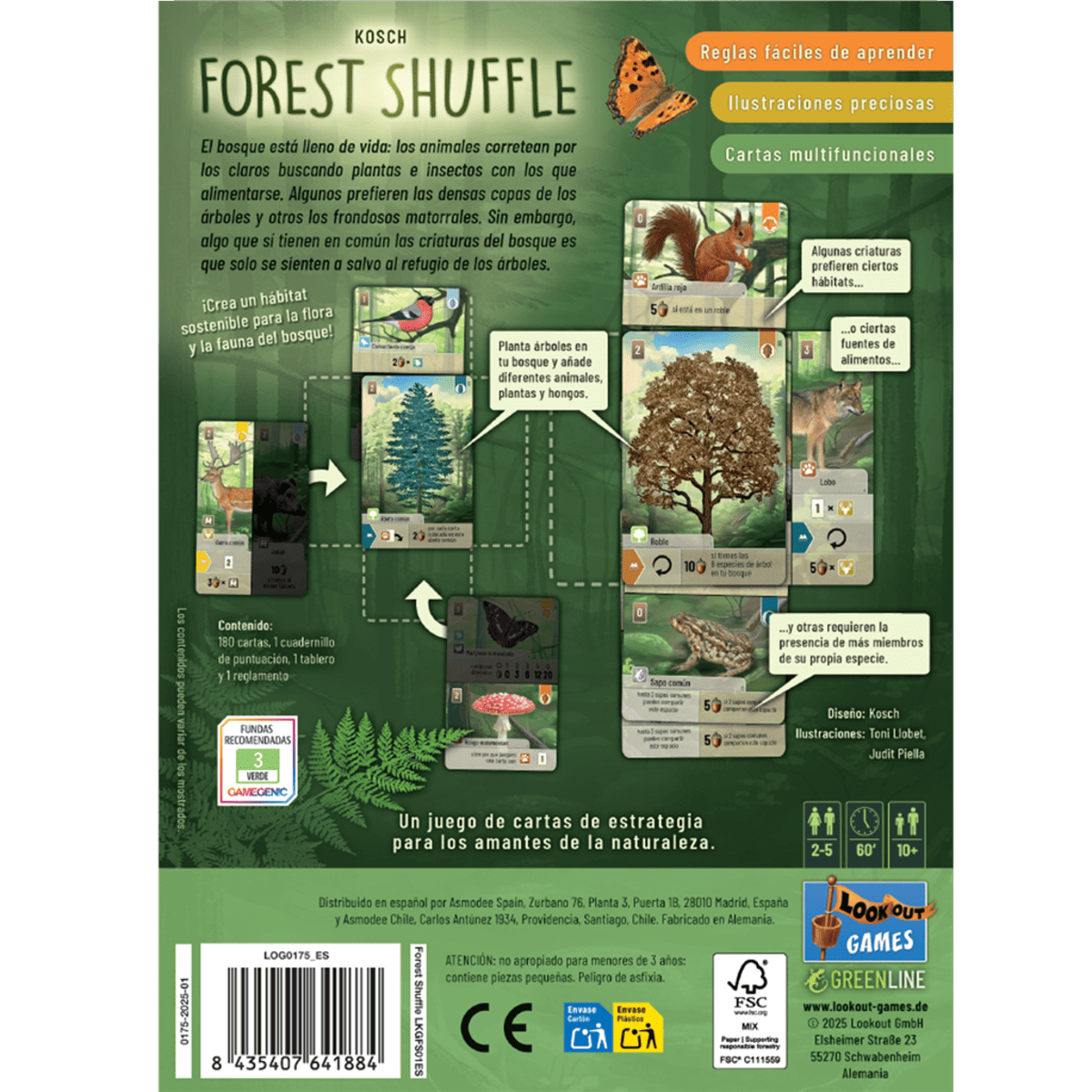Forest Shuffle Linde del bosque - Juegos de mesa - Adani Store