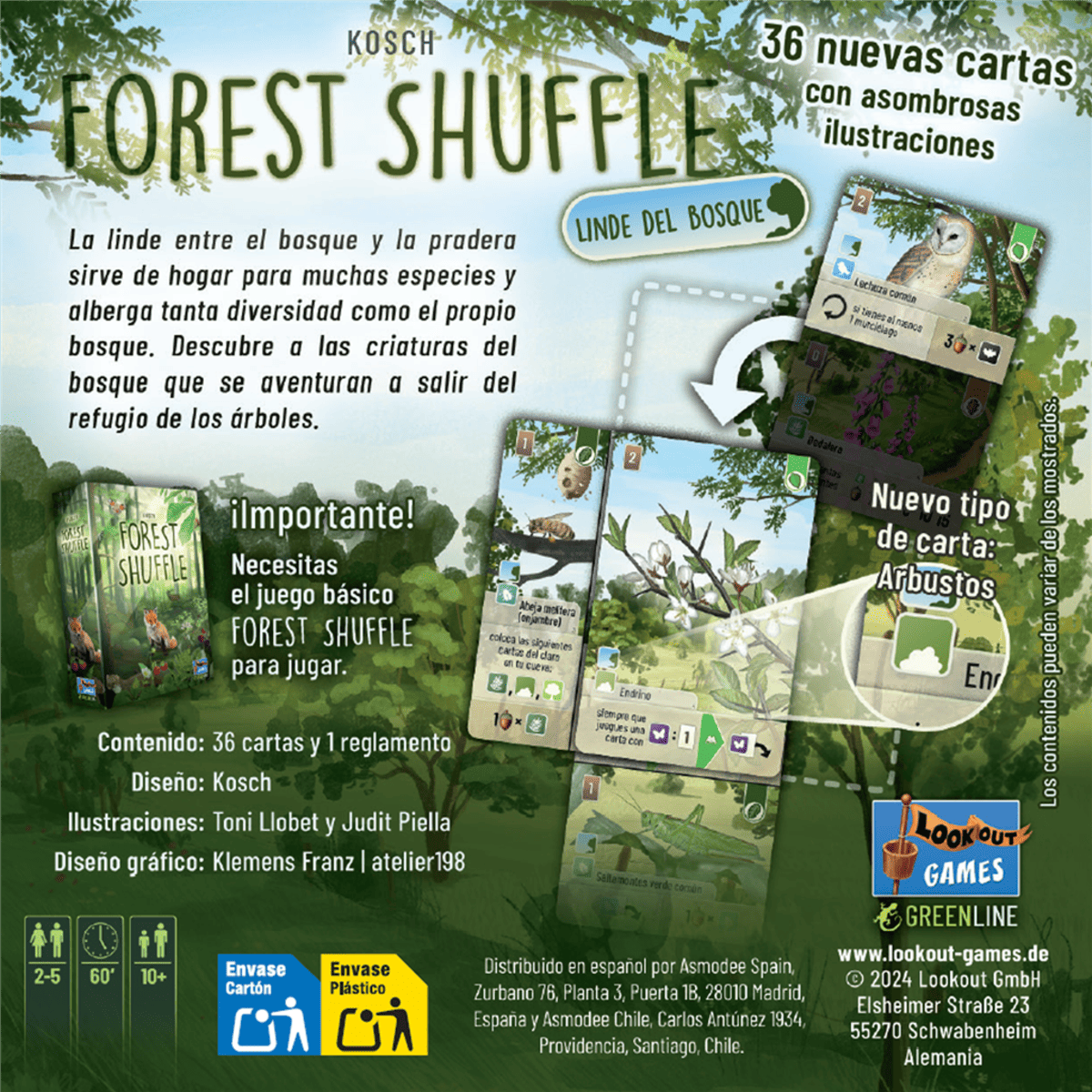 Forest Shuffle Linde del bosque - Juegos de mesa - Adani Store
