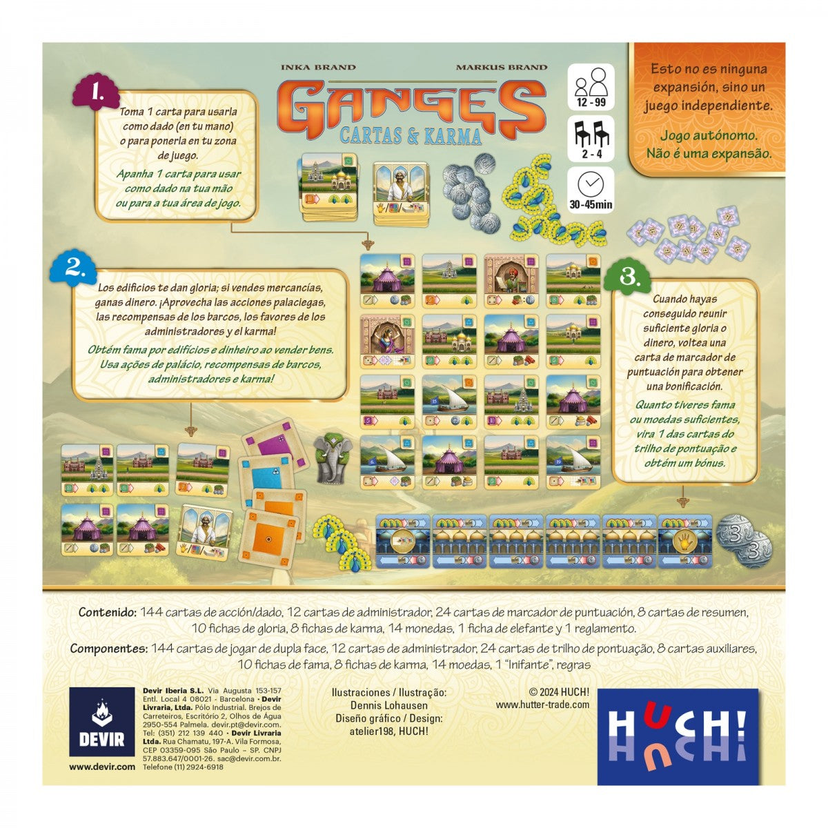 Ganges Cartas y Karma - Juegos de mesa - Adani Store