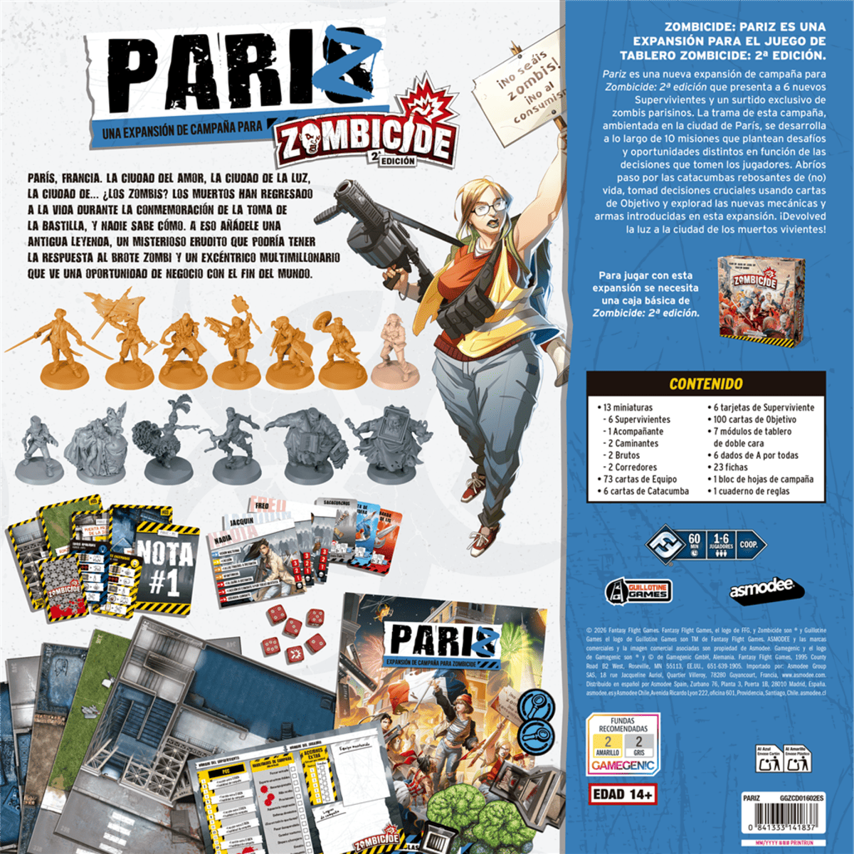 Zombicide 2ª Edición: PariZ