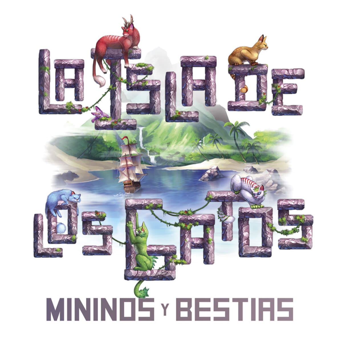 La Isla de los Gatos: Mininos y Bestias - Juegos de mesa - Adani Store
