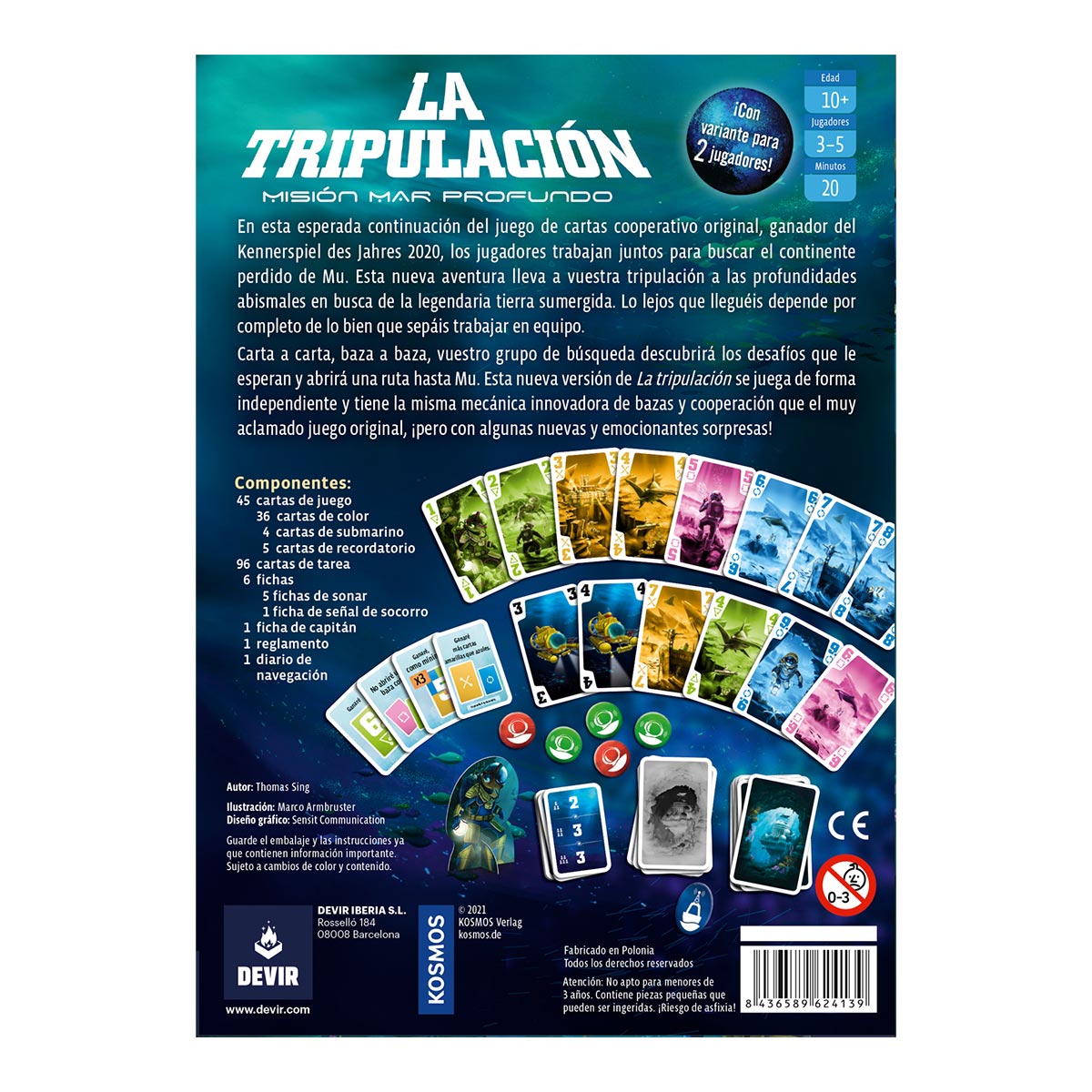 La tripulación Misión mar profundo - Juegos de mesa - Adani Store