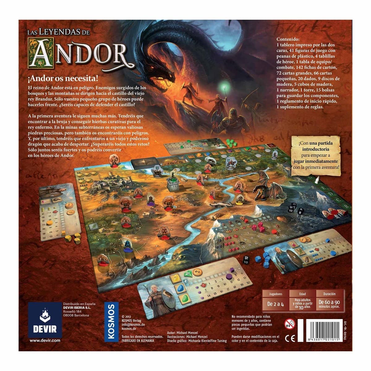 Las leyendas de Andor - Juegos de mesa - Adani Store