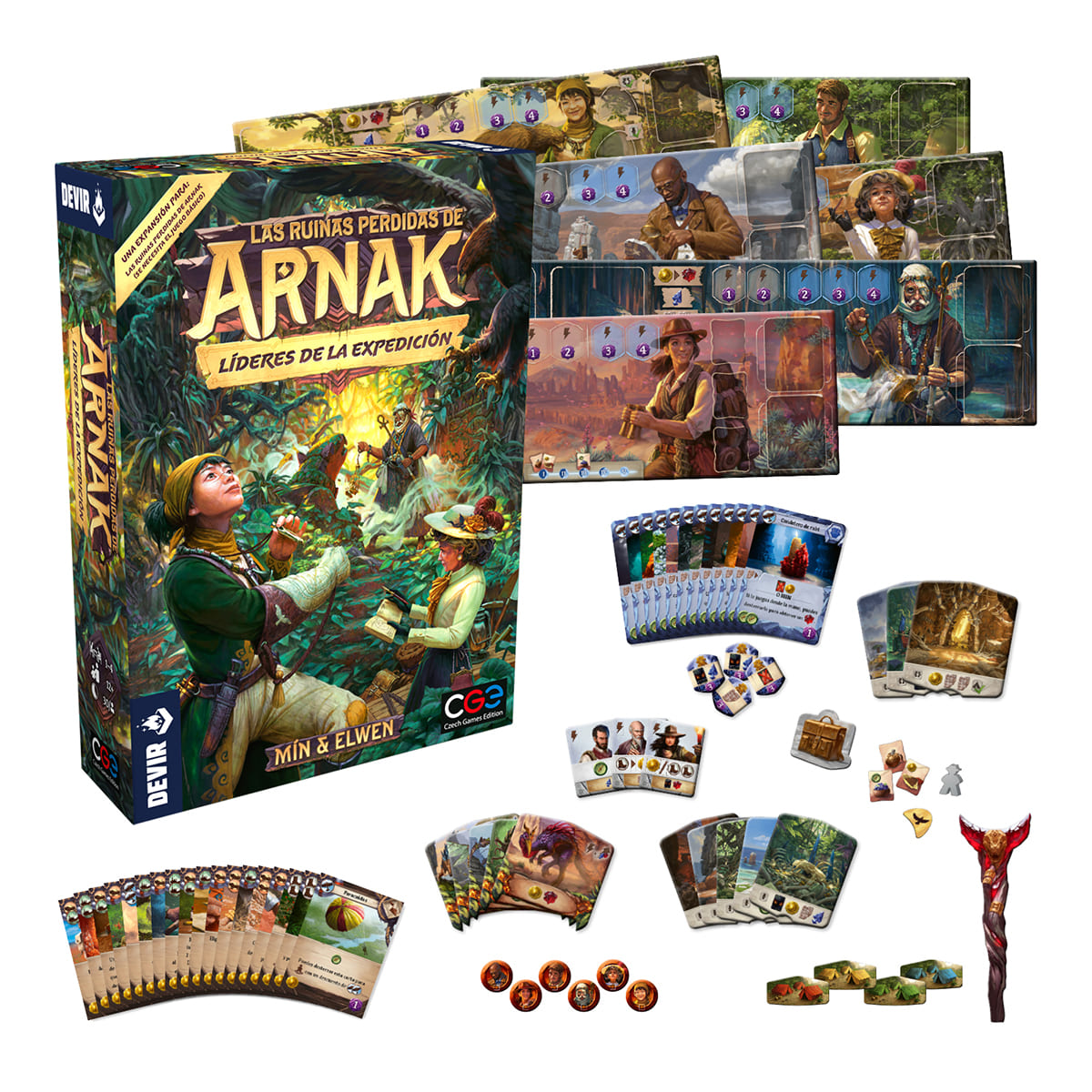 Las ruinas perdidas de Arnak: líderes de la expedición - Juegos de mesa - Adani Store