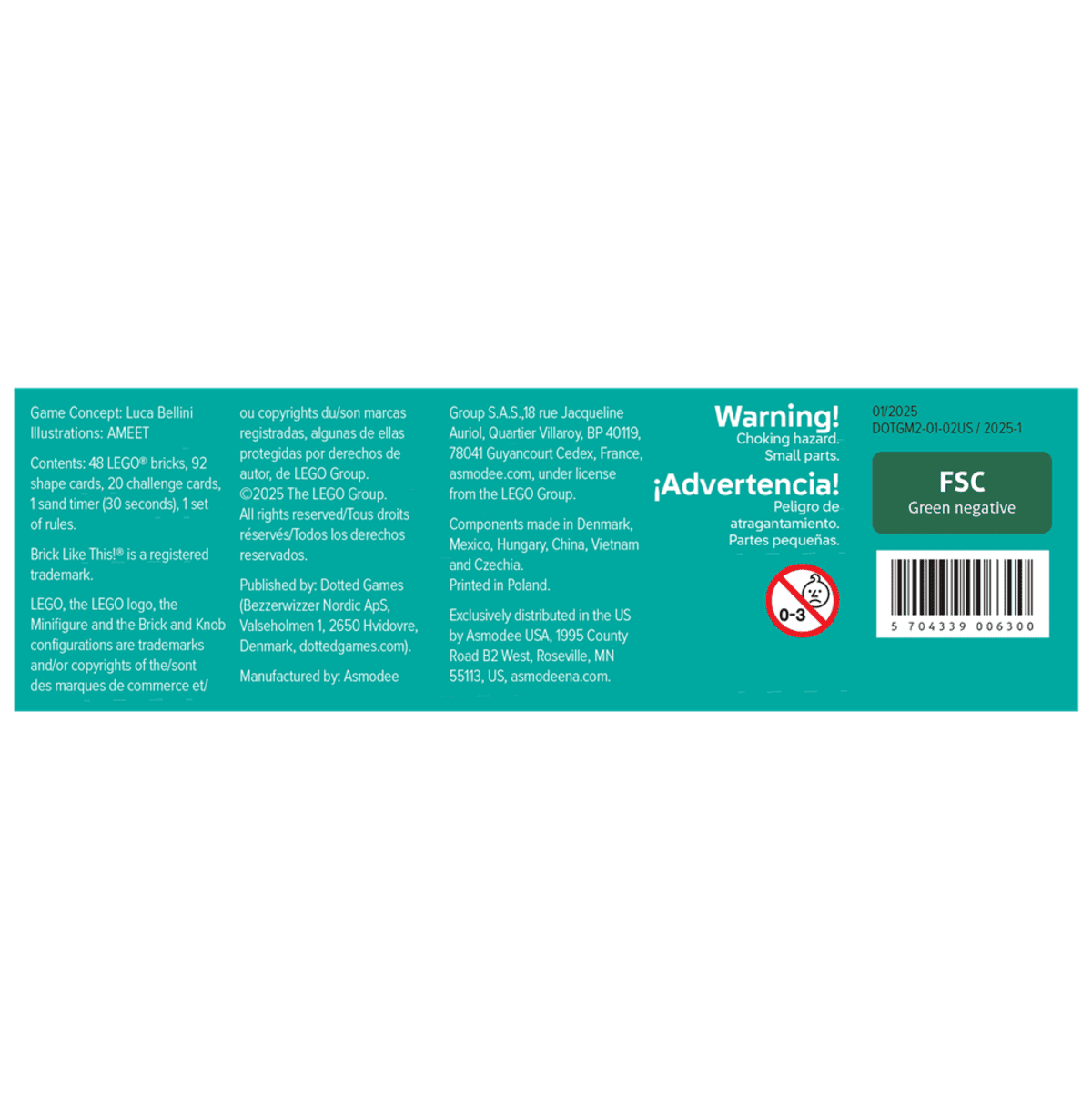 LEGO: Brick like this! - Juegos de mesa - Adani Store