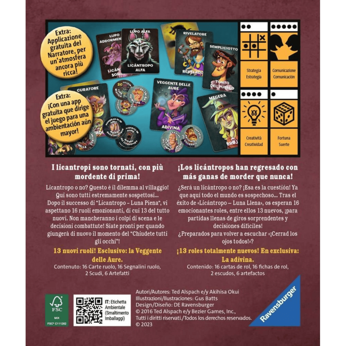 Licantropo: Prima Luce - Juegos de mesa - Adani Store