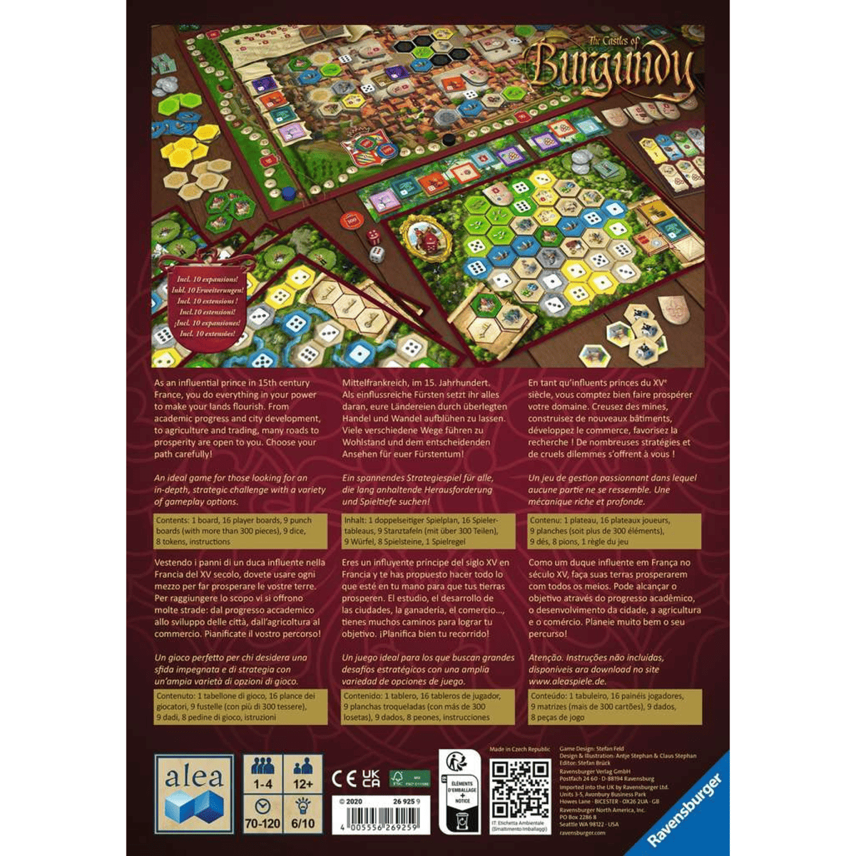 Los Castillos de Borgoña 20º Aniversario - Juegos de mesa - Adani Store