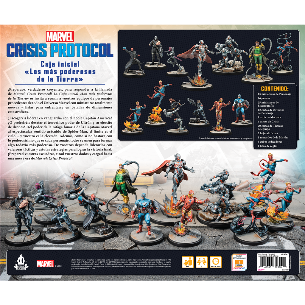 Marvel Crisis Protocol Caja inicial - Juegos de mesa - Adani Store