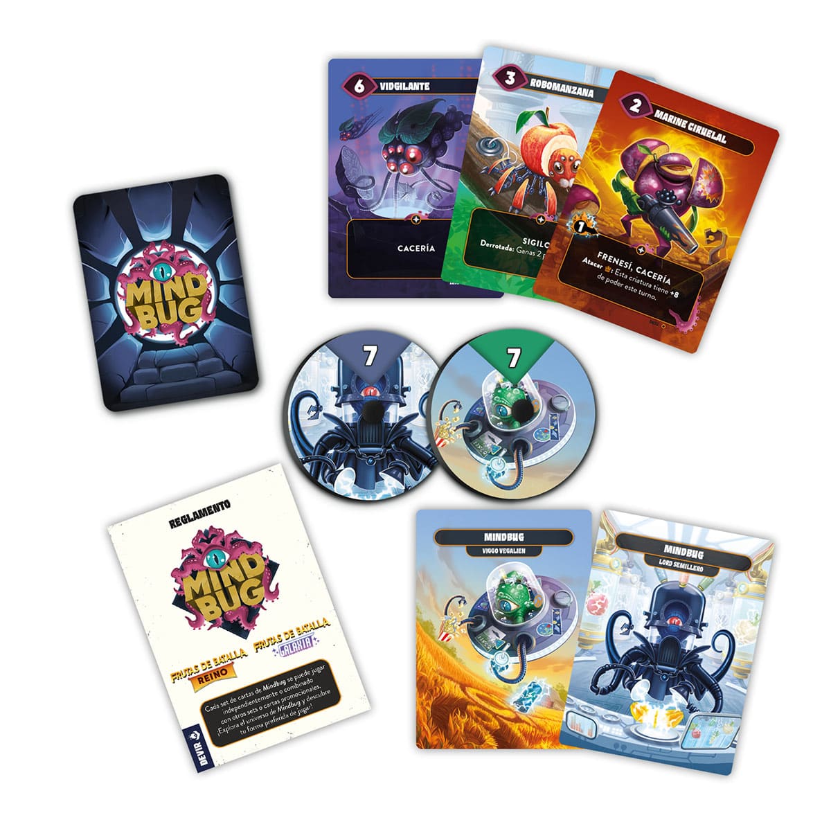 Mindbug: Frutas de Batalla Galaxia - Juegos de mesa - Adani Store