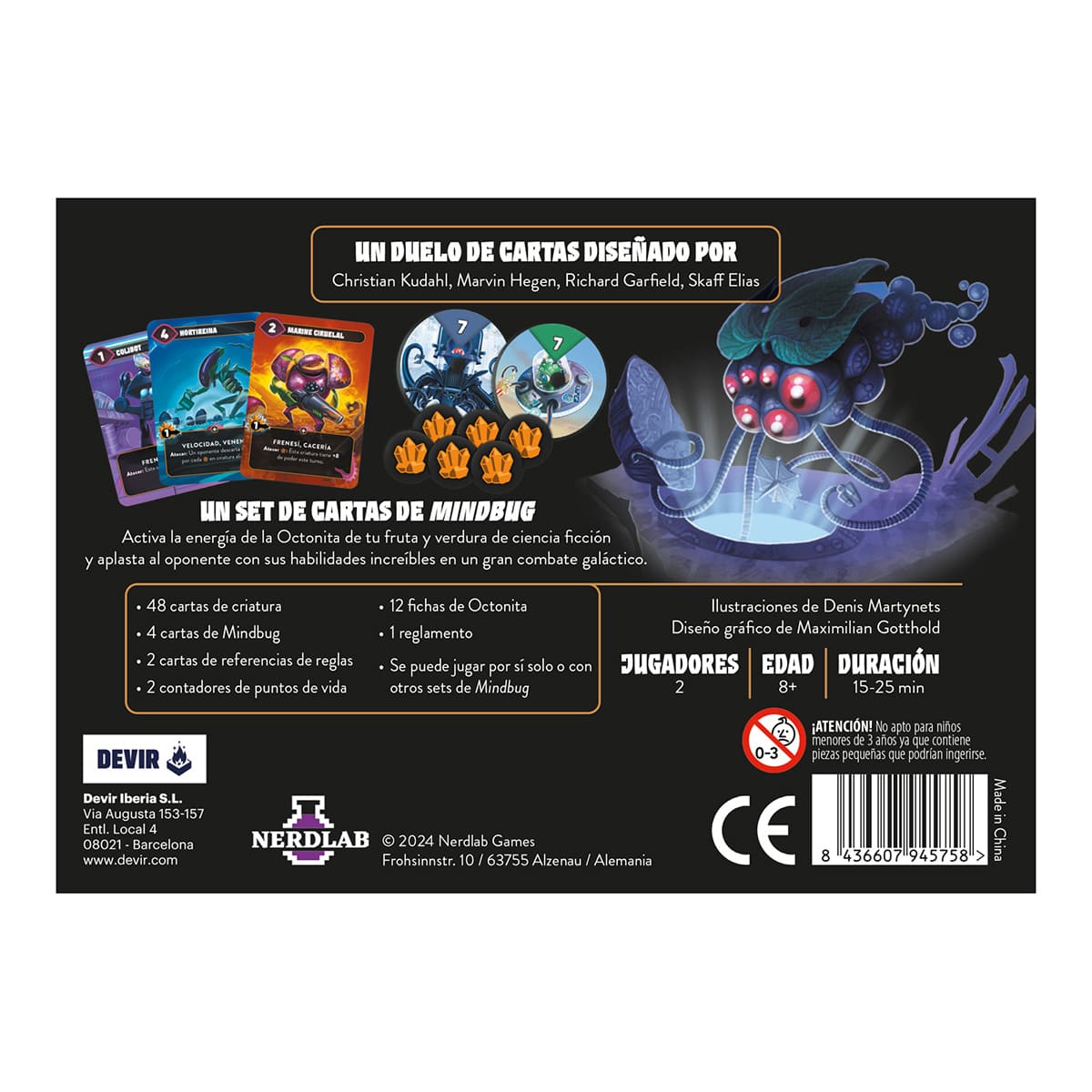 Mindbug: Frutas de Batalla Galaxia - Juegos de mesa - Adani Store